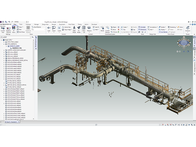 采用激光导入和设计